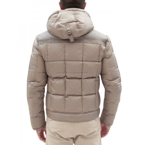 Moncler Moda Beige Cap corta da uomo Cappotti uscita